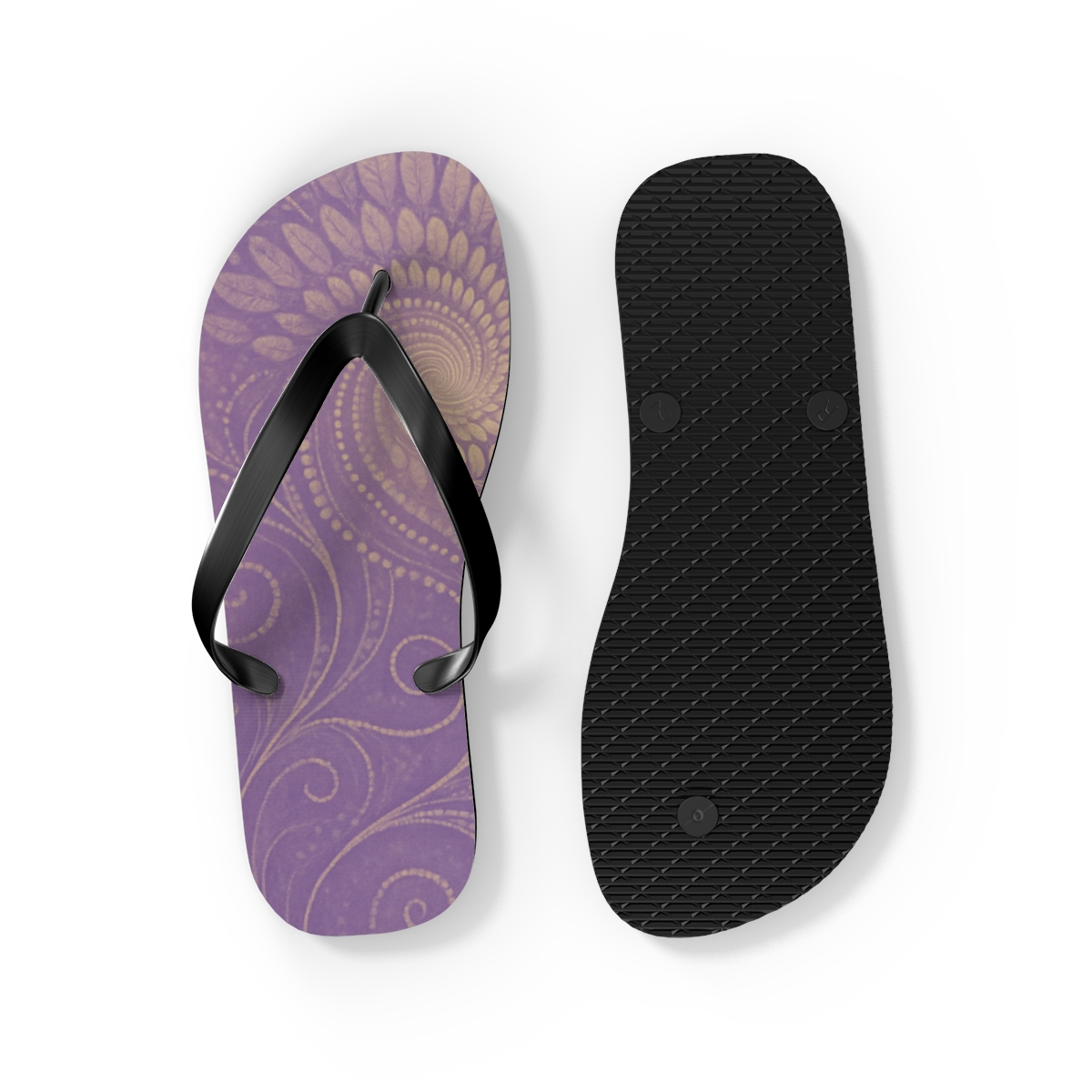 Lavender Ripple Harmony Flip Flops