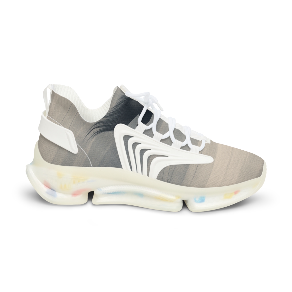 Silent Owl Drift personalized athletic sneakers