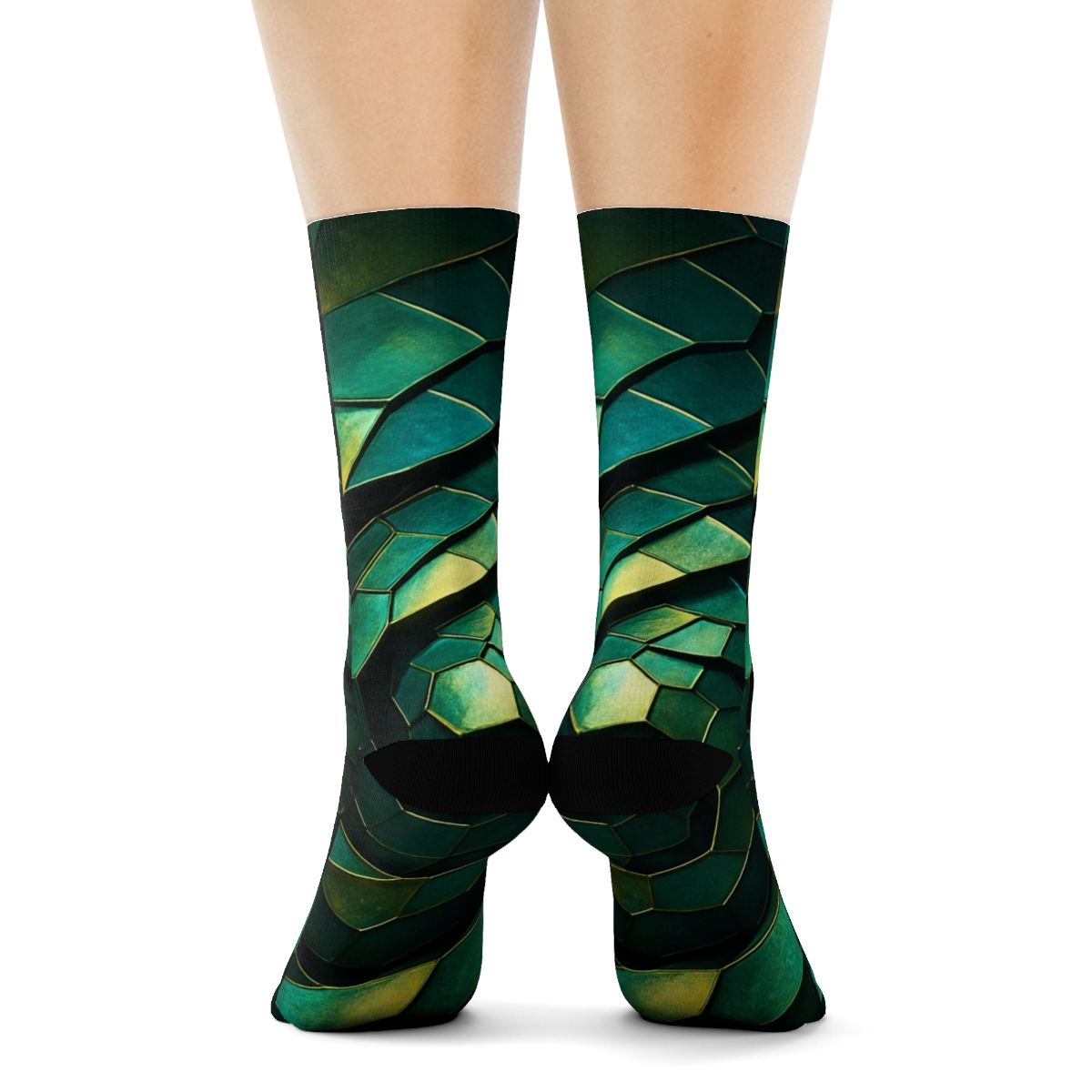 Prismatic Carapace Reverie trendy colorful socks