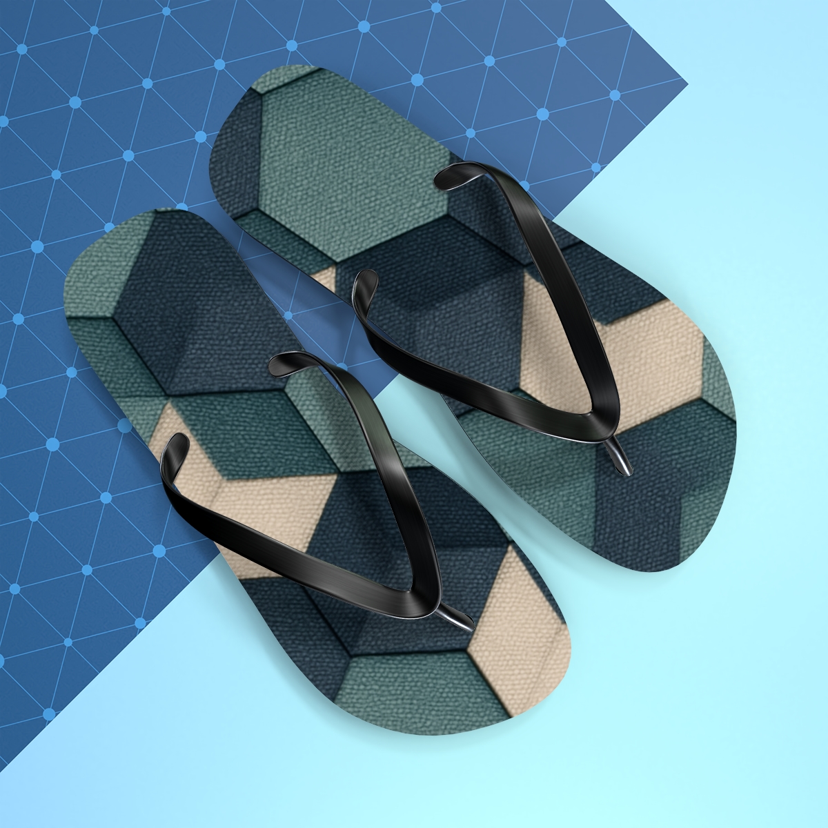 Hex Weave Modulation soft sole flip flops