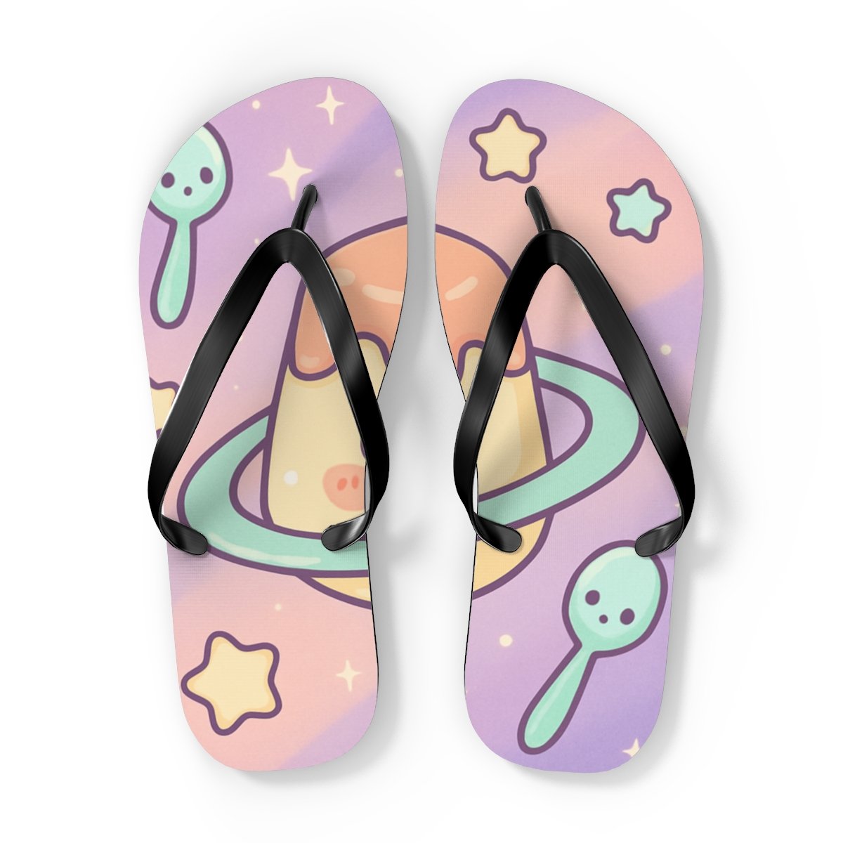 Sleepy Planet Pudding Parade stylish summer flip flops