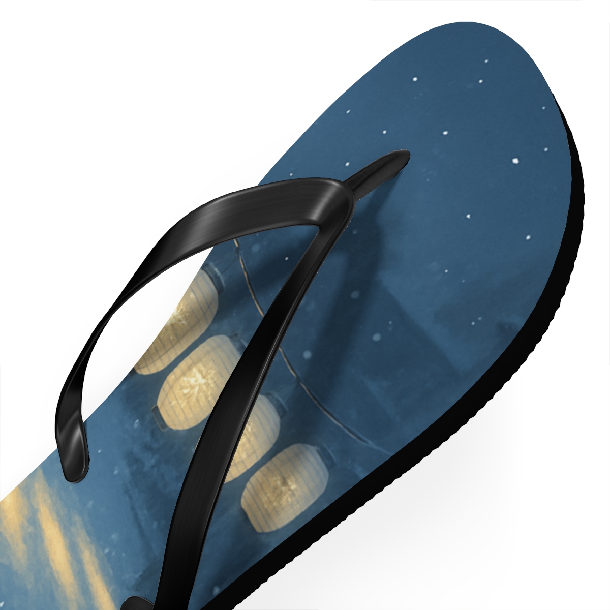Winter Lantern Constellation comfortable casual flip flops