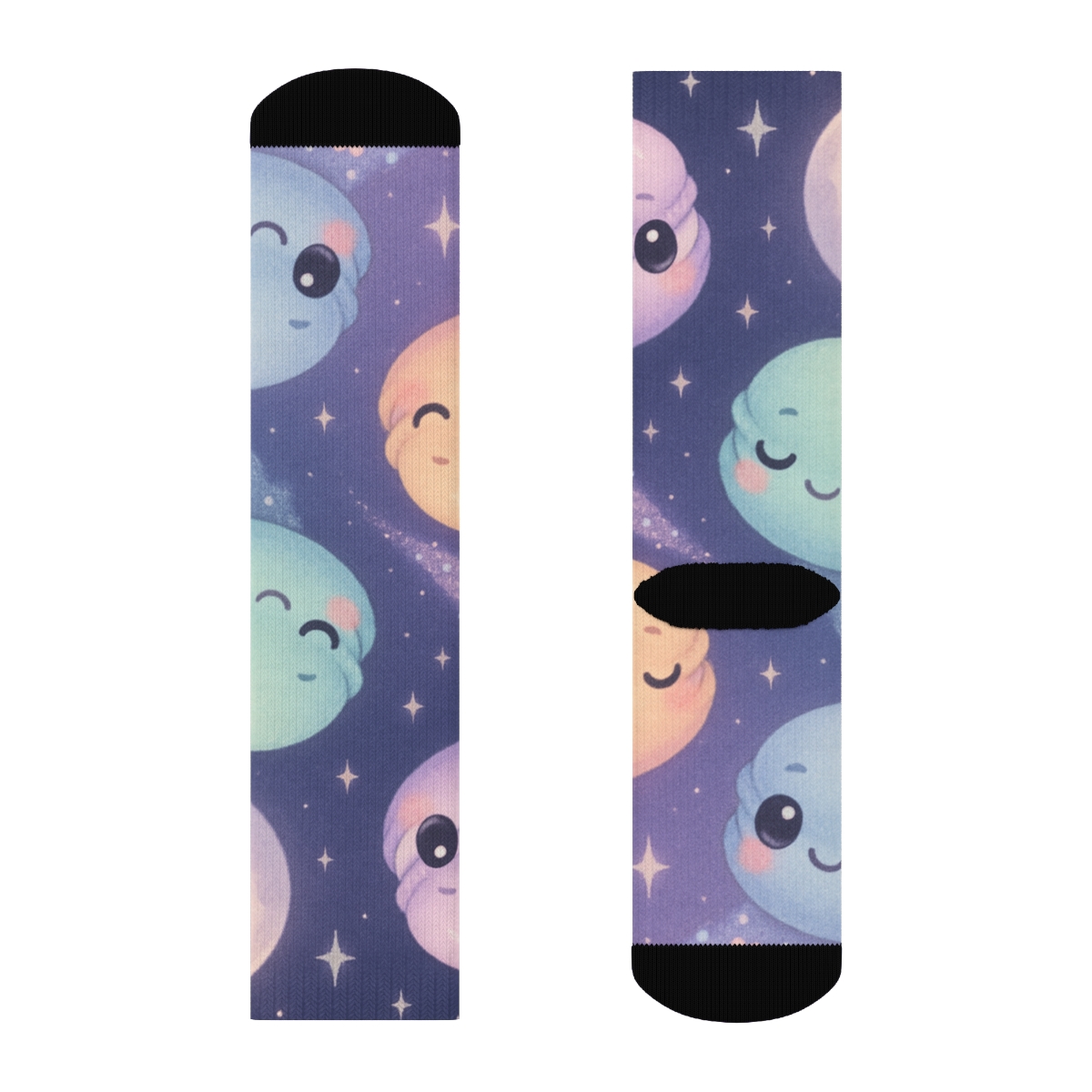 Cosmic Macaron Comet Parade sports performance socks