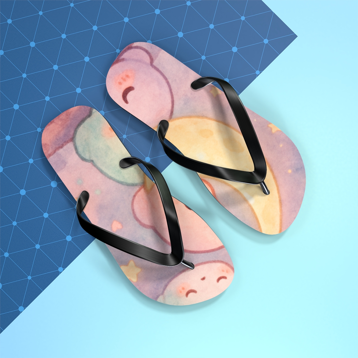 Moonlit Mochi Dream Flip Flops