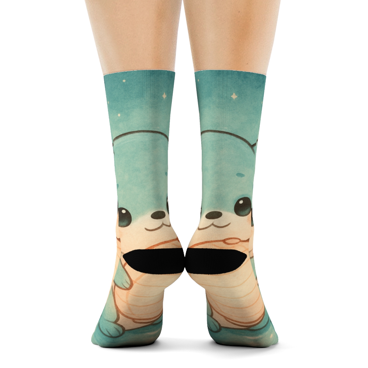 Sleepy Lantern Otter warm winter socks