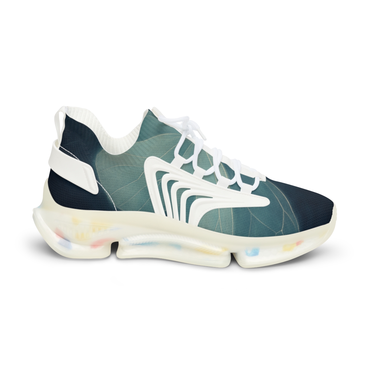 Crystal Veil Of The Glasswing Moth personalized athletic sneakers