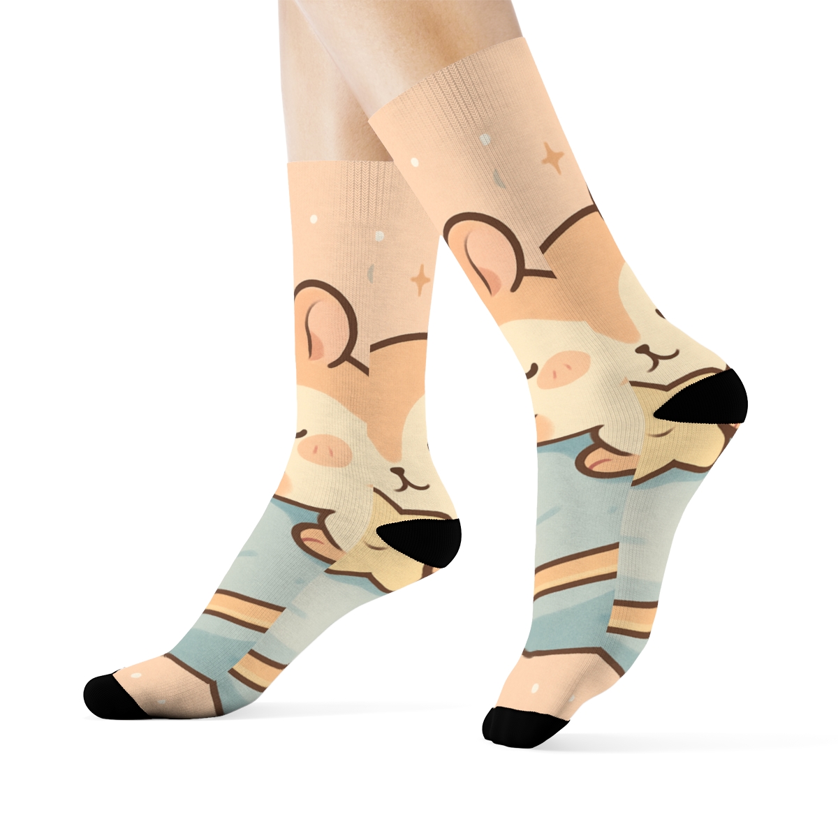 Pocket Planet Hamster Sleepover sports performance socks