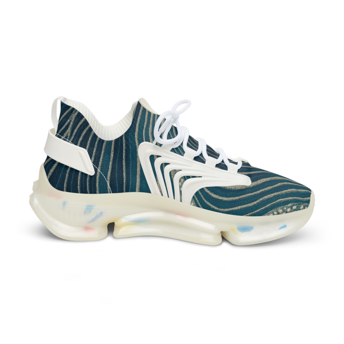 Tide Line Vortex Weave unique printed sneakers