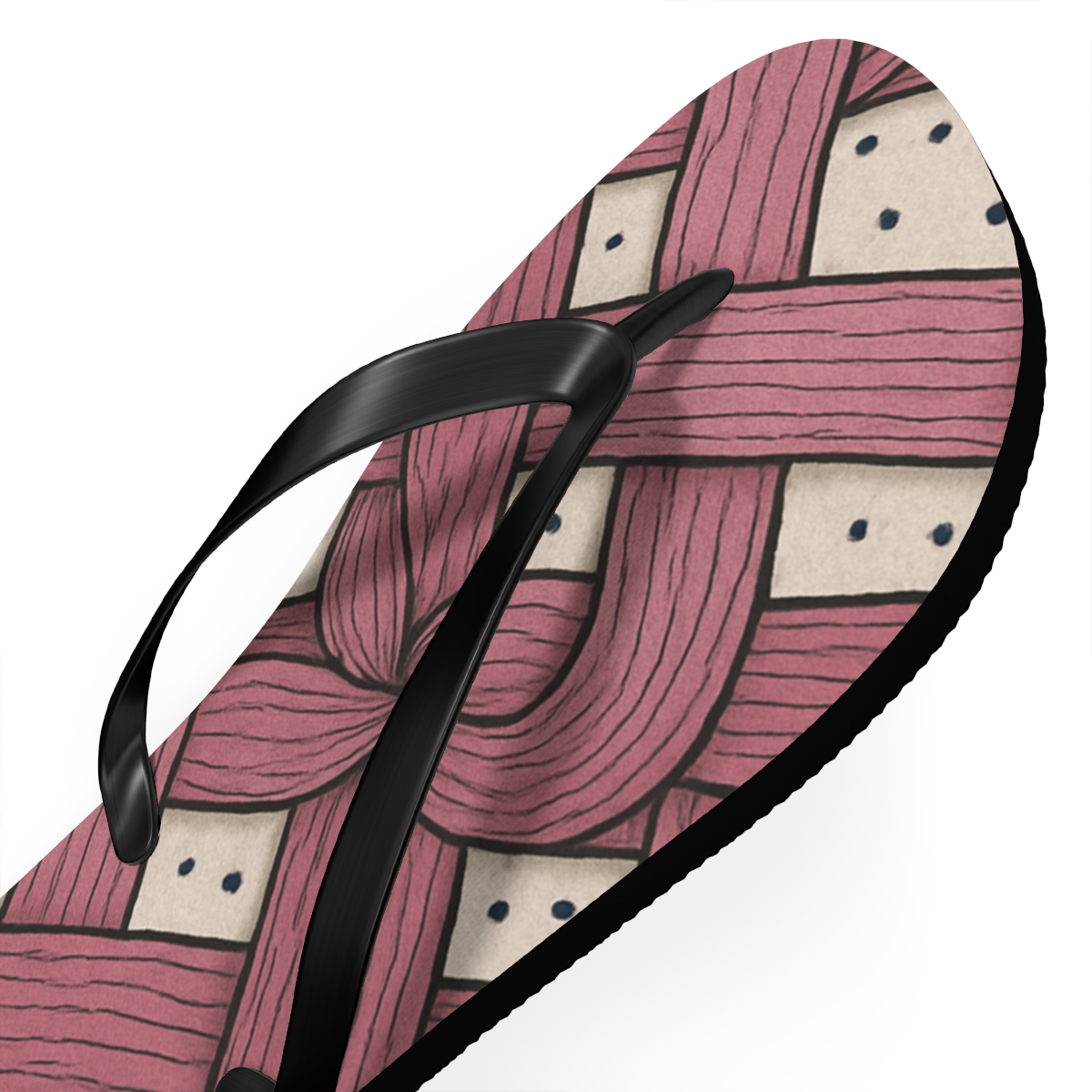 Camellia Line Weave Spectrum trendy printed flip flops