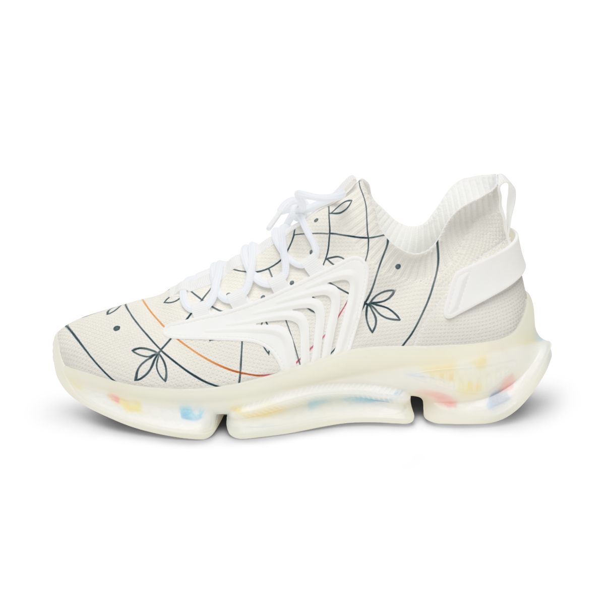 Minimal Orbit Petal Dial stylish casual sneakers