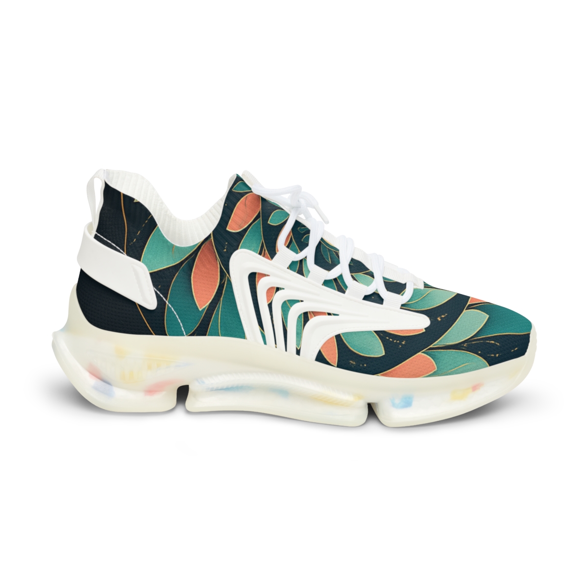 Orbiting Petal Harmonies stylish casual sneakers