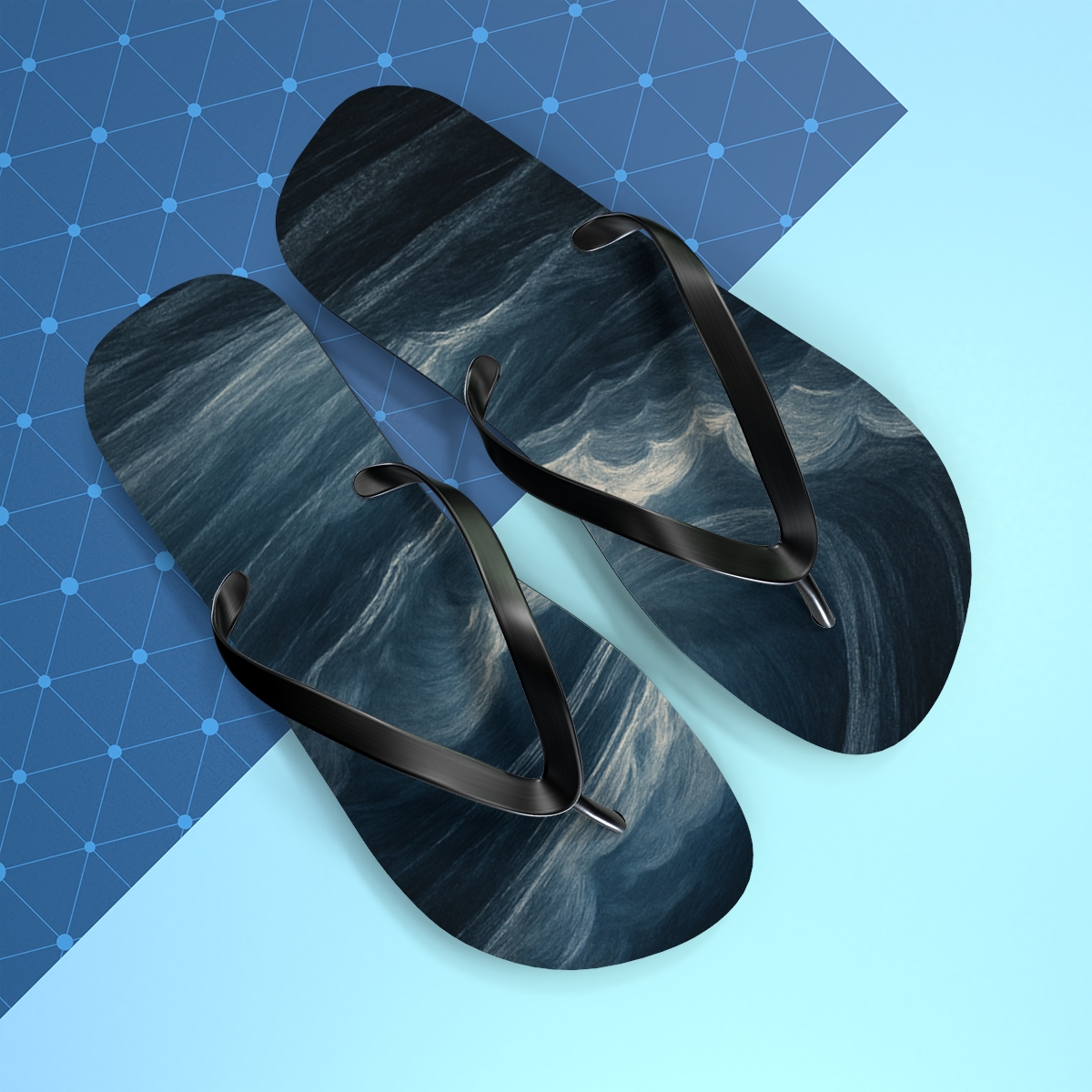Stormfront Wave Array custom flip flops