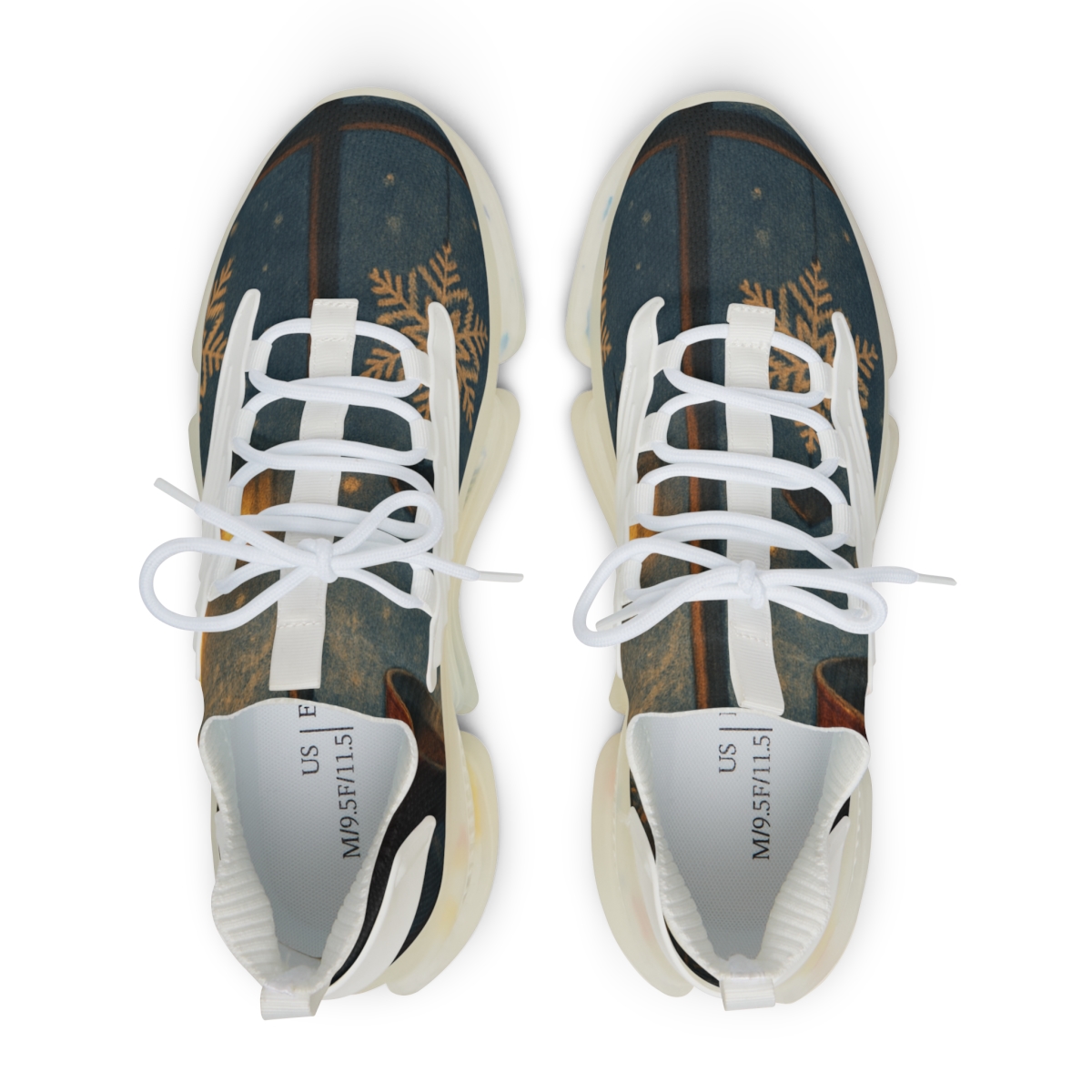 Lantern Lit Winter Carol Window premium sport sneakers