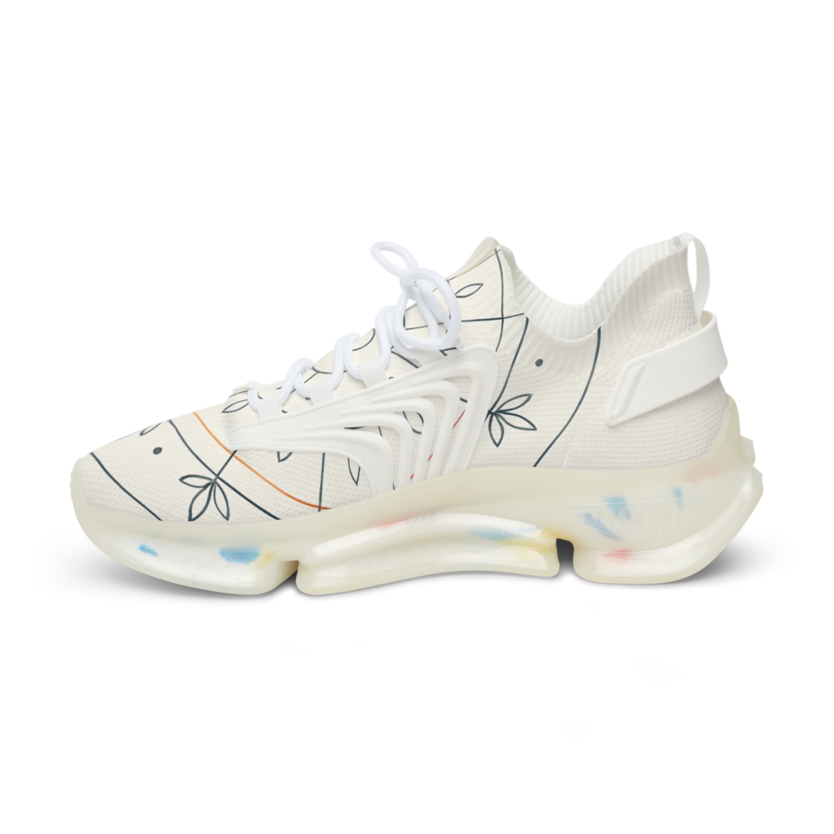 Minimal Orbit Petal Dial stylish casual sneakers