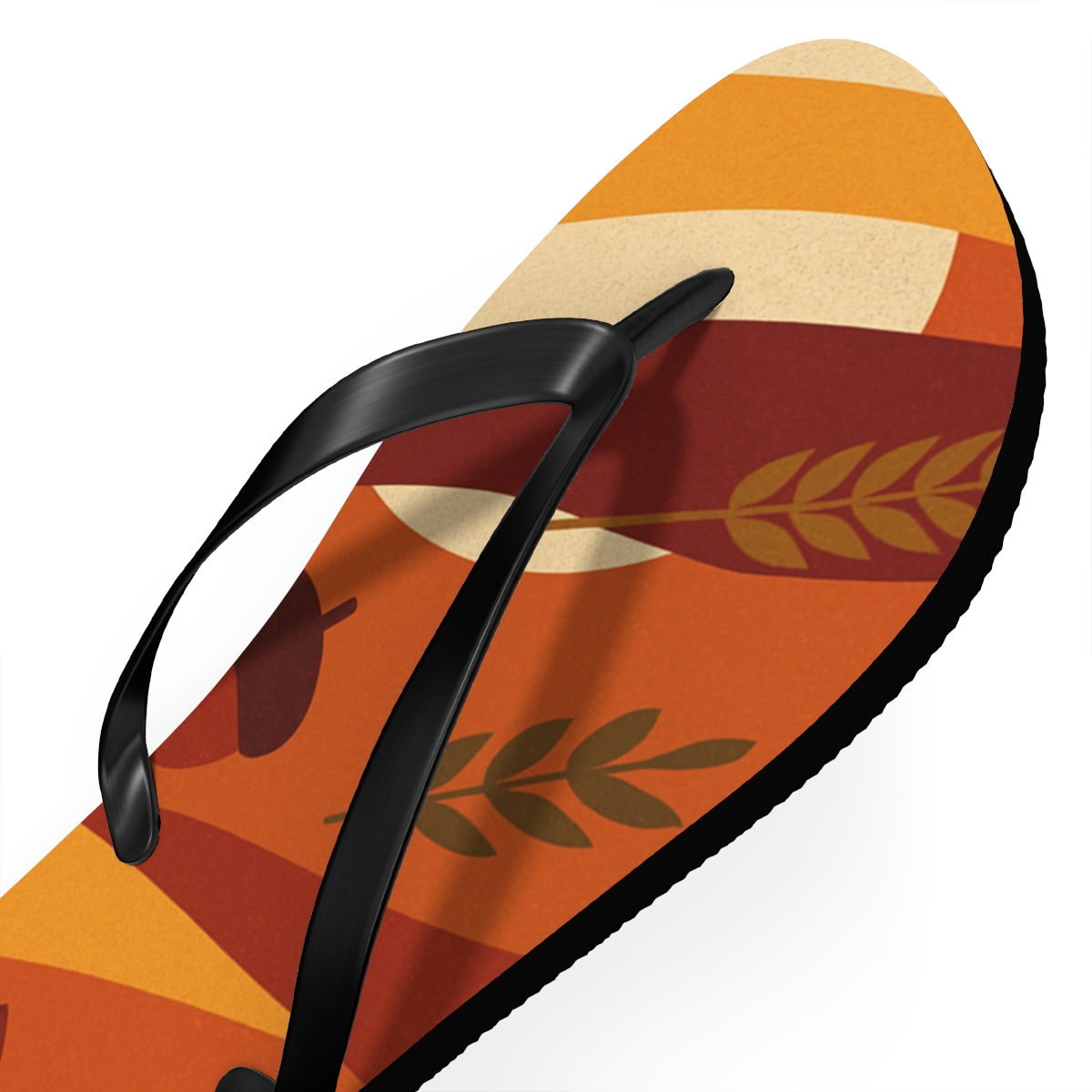 Harvest Moon Ribbon Parade designer logo flip flops