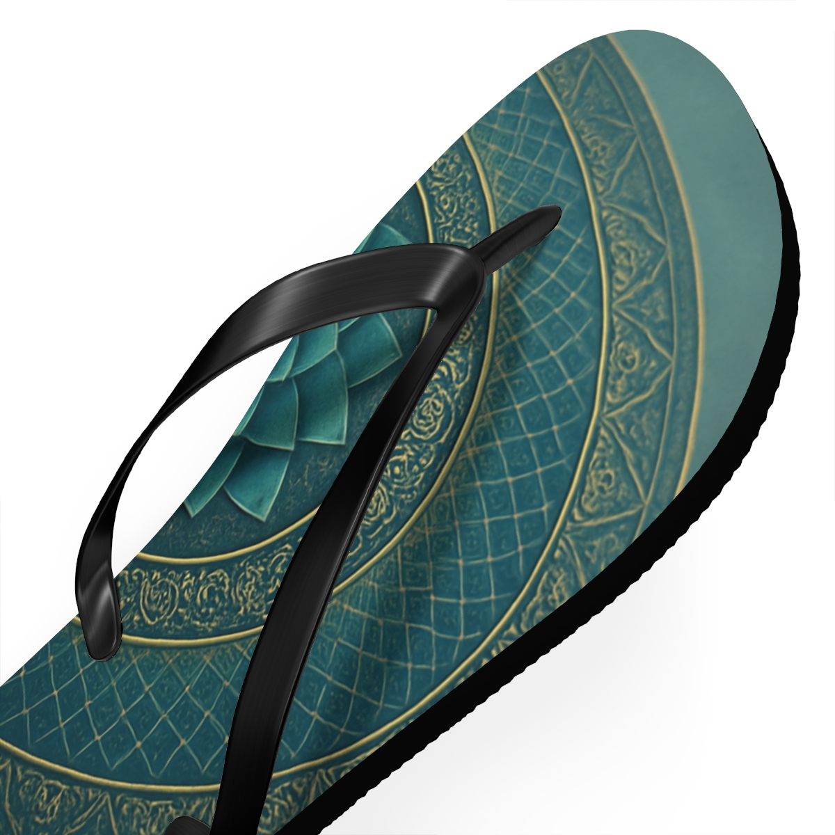 Spiral Petal Labyrinth stylish summer flip flops