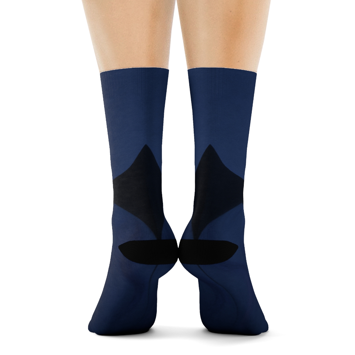 Silent Glide Of The Midnight Ray trendy colorful socks