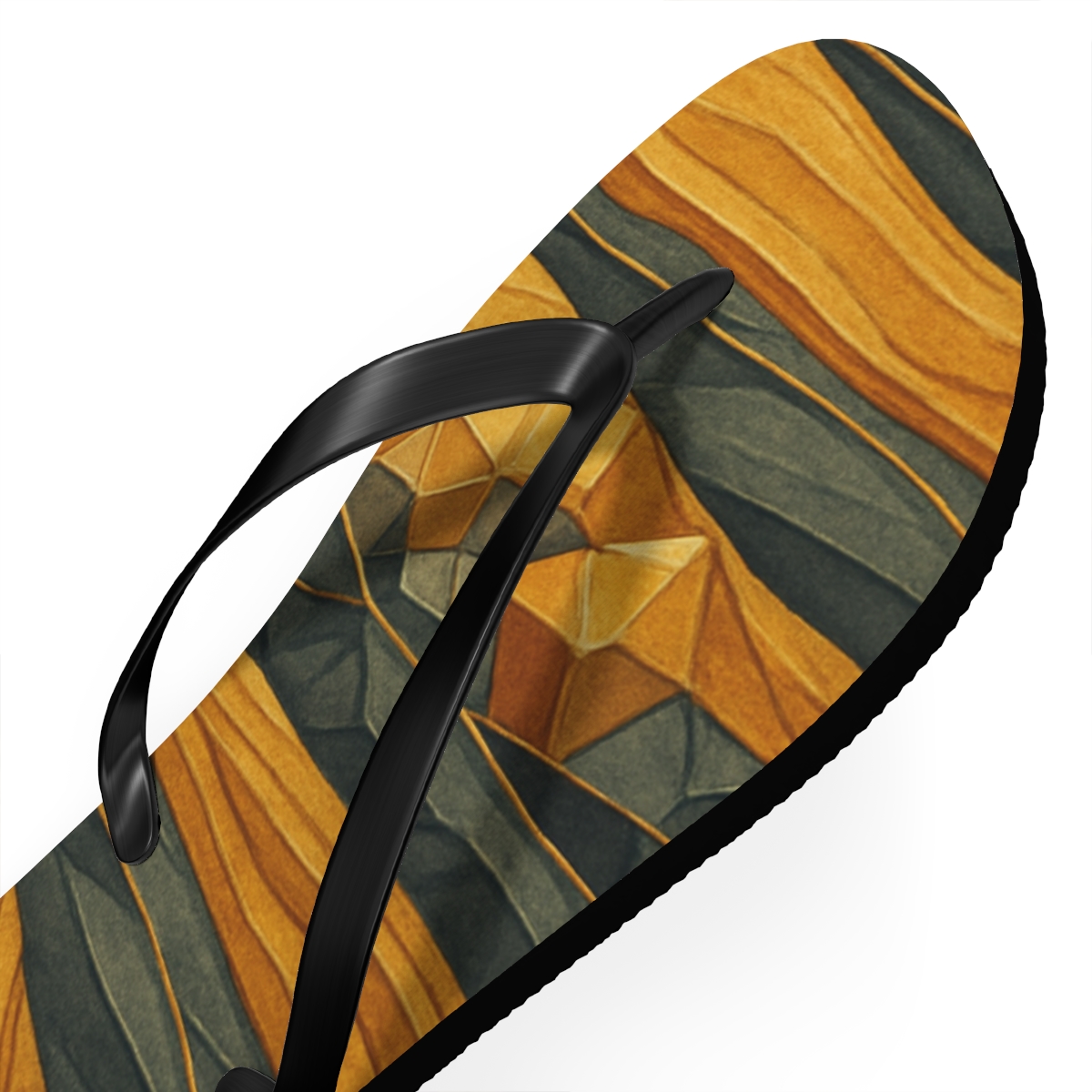 Veined Strata Tapestry stylish summer flip flops