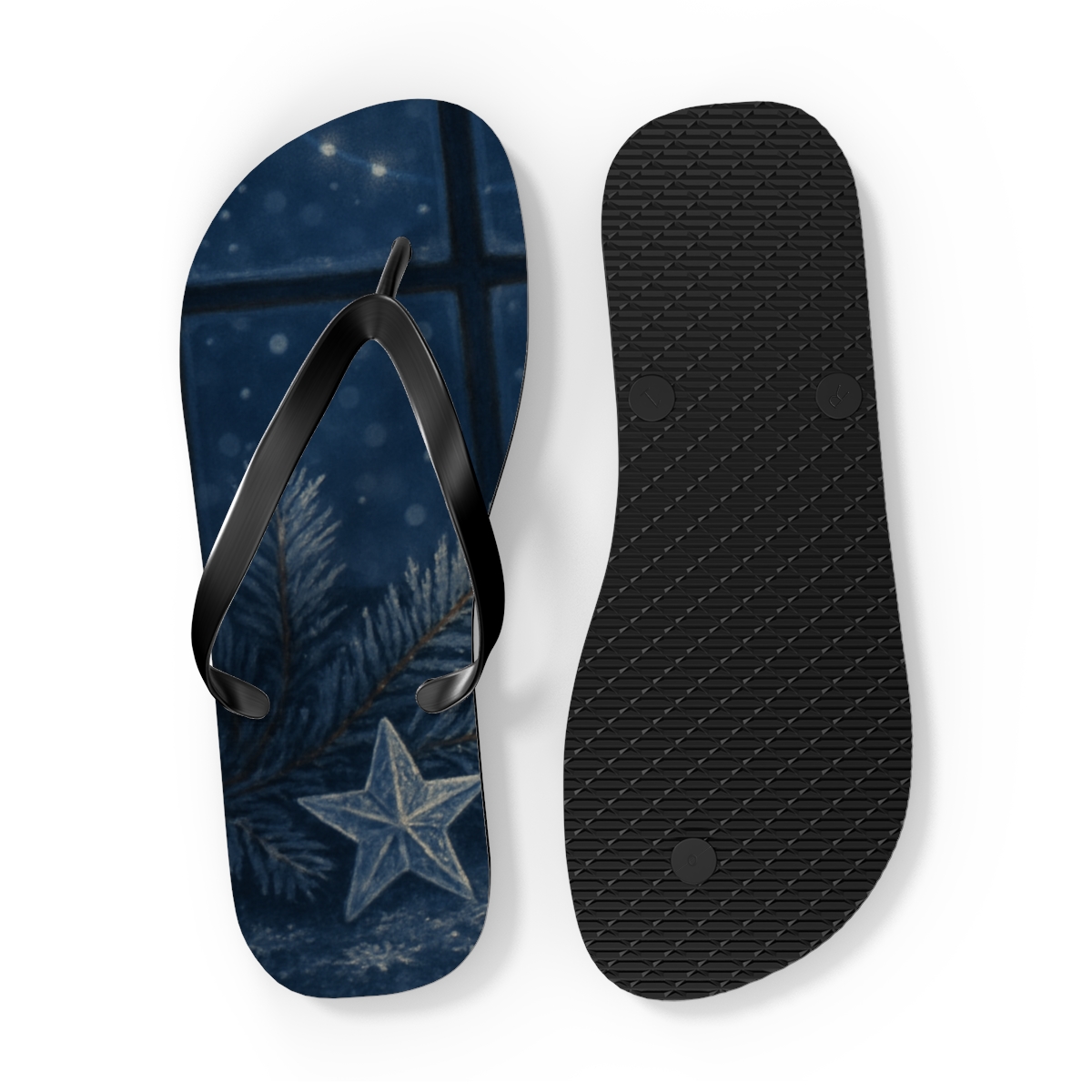 Winter Solstice Star Ornament Drift stylish summer flip flops