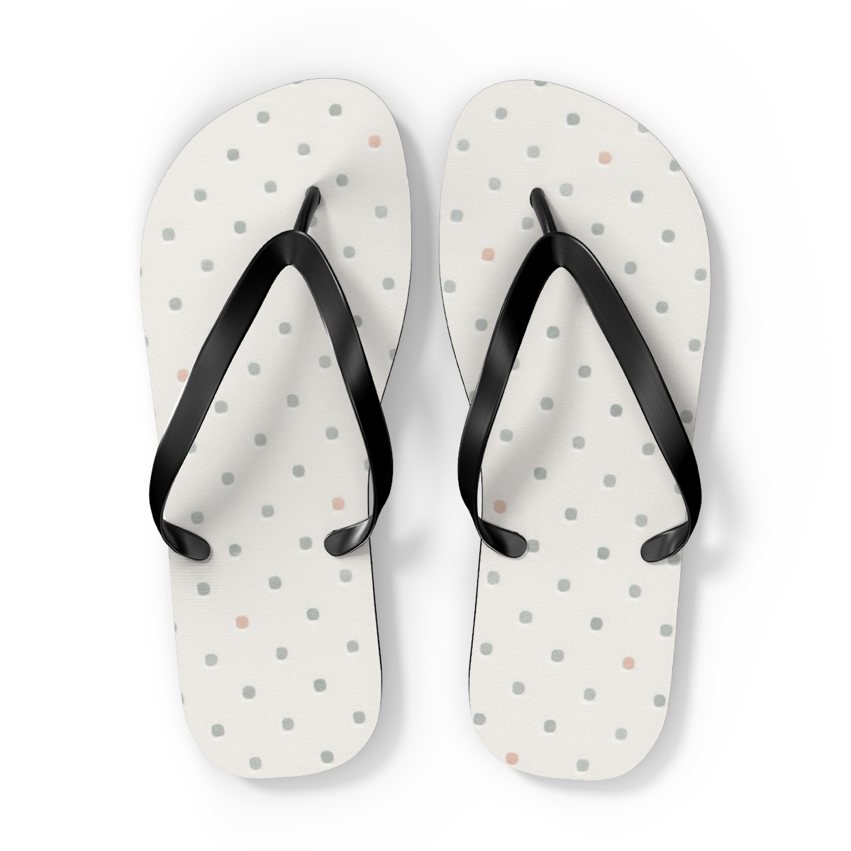 Halftone Drift Grid custom flip flops