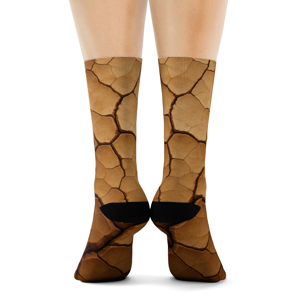 Fractured Basin Web comfortable cotton socks