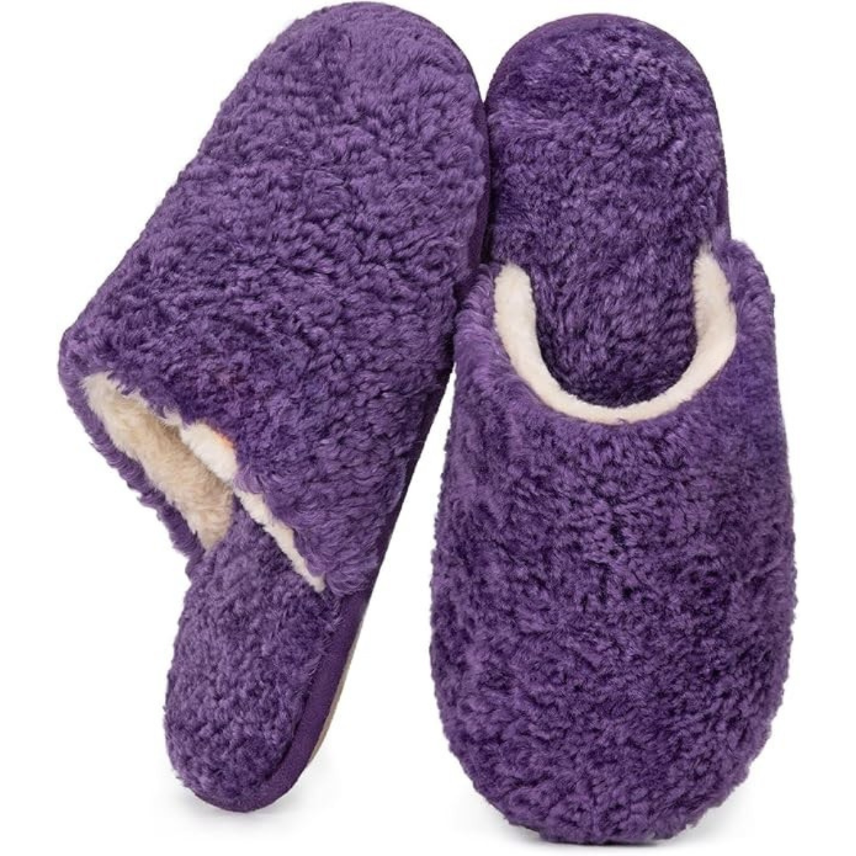 Fuzzy Slip On Slippers