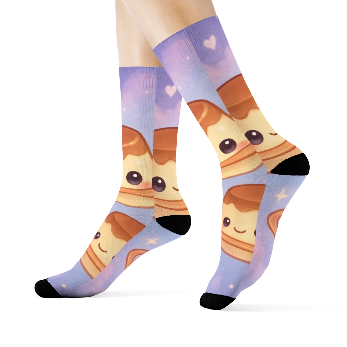Sleepy Planet Pudding Pals custom socks