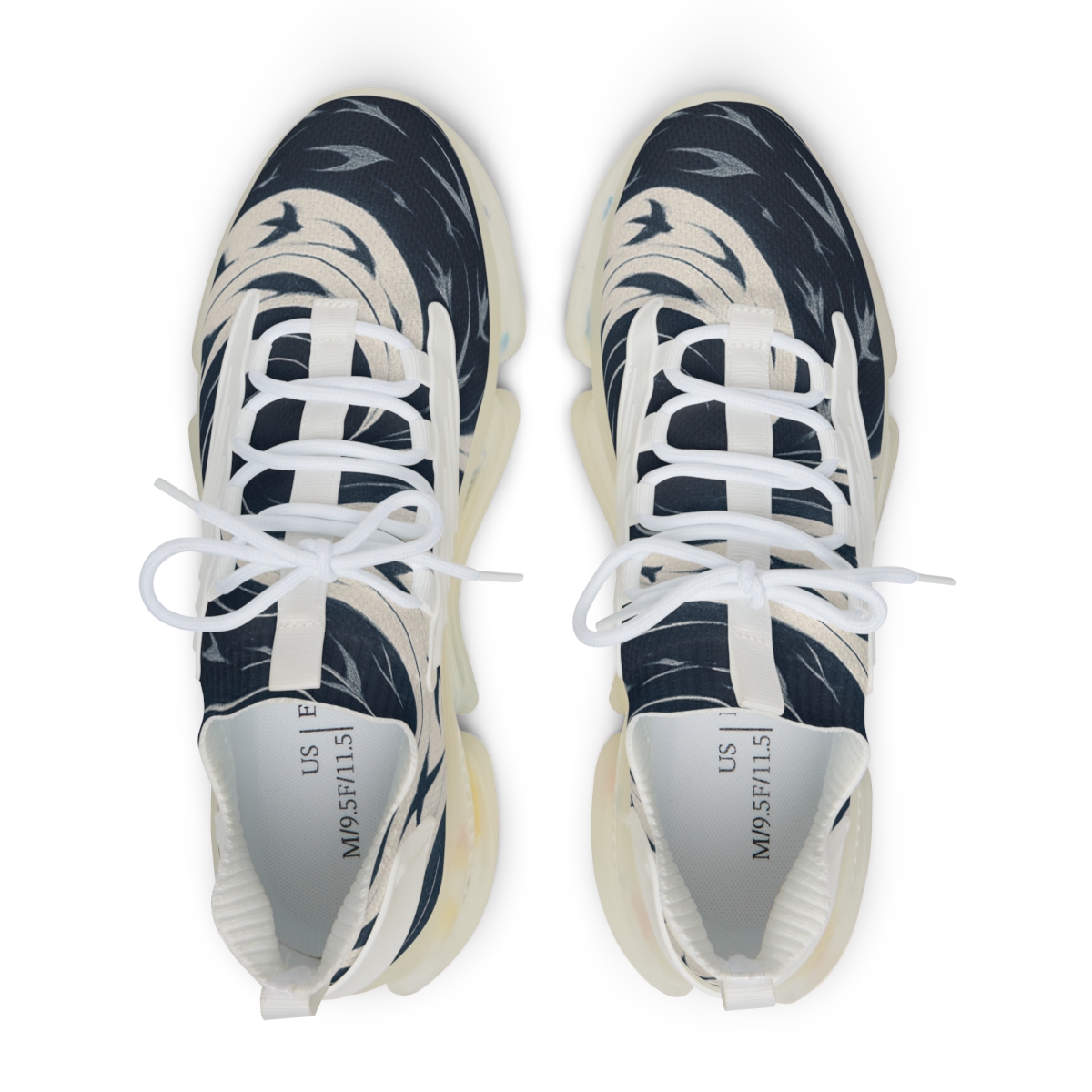 Murmuration Blueprint Of Swallows premium sport sneakers