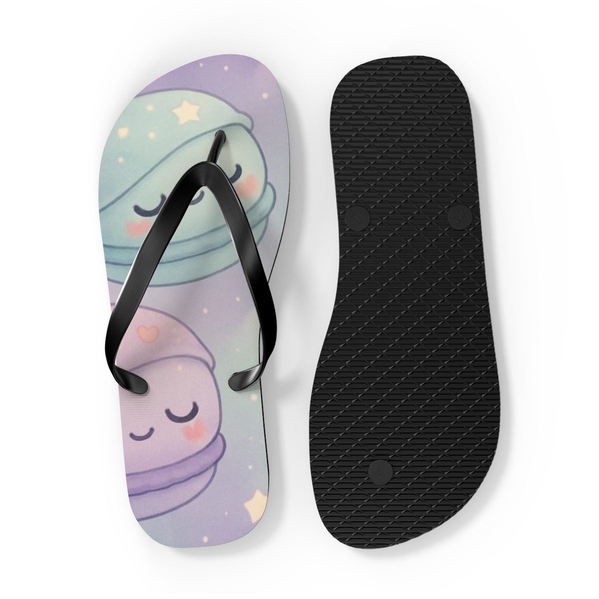 Nebula Macaron Sleepover stylish summer flip flops