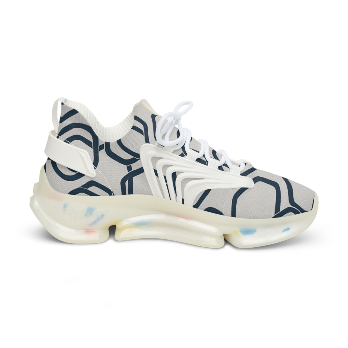 Orbiting Hex Loop Tessellation designer branded sneakers