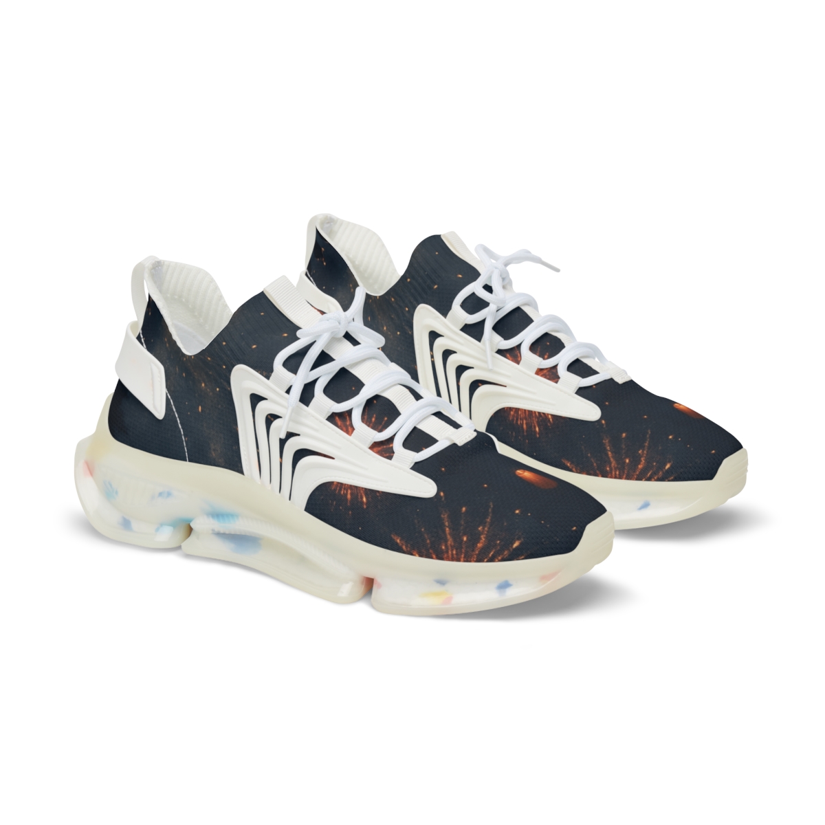 Lanterns Of Midwinter Sky unique printed sneakers