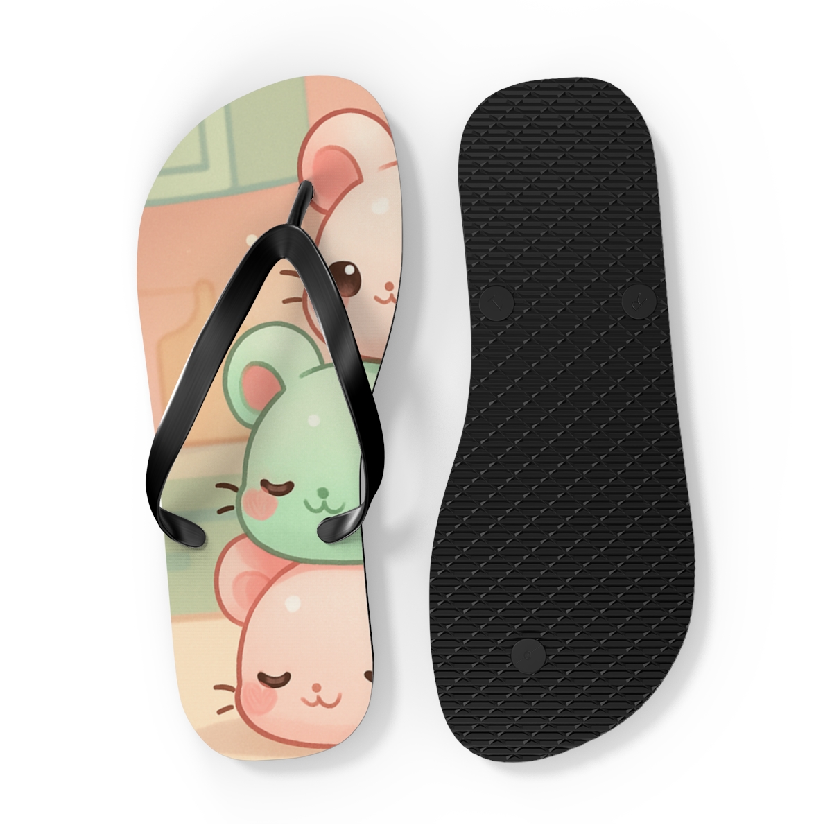 Pastel Pals Stroll Flip Flops