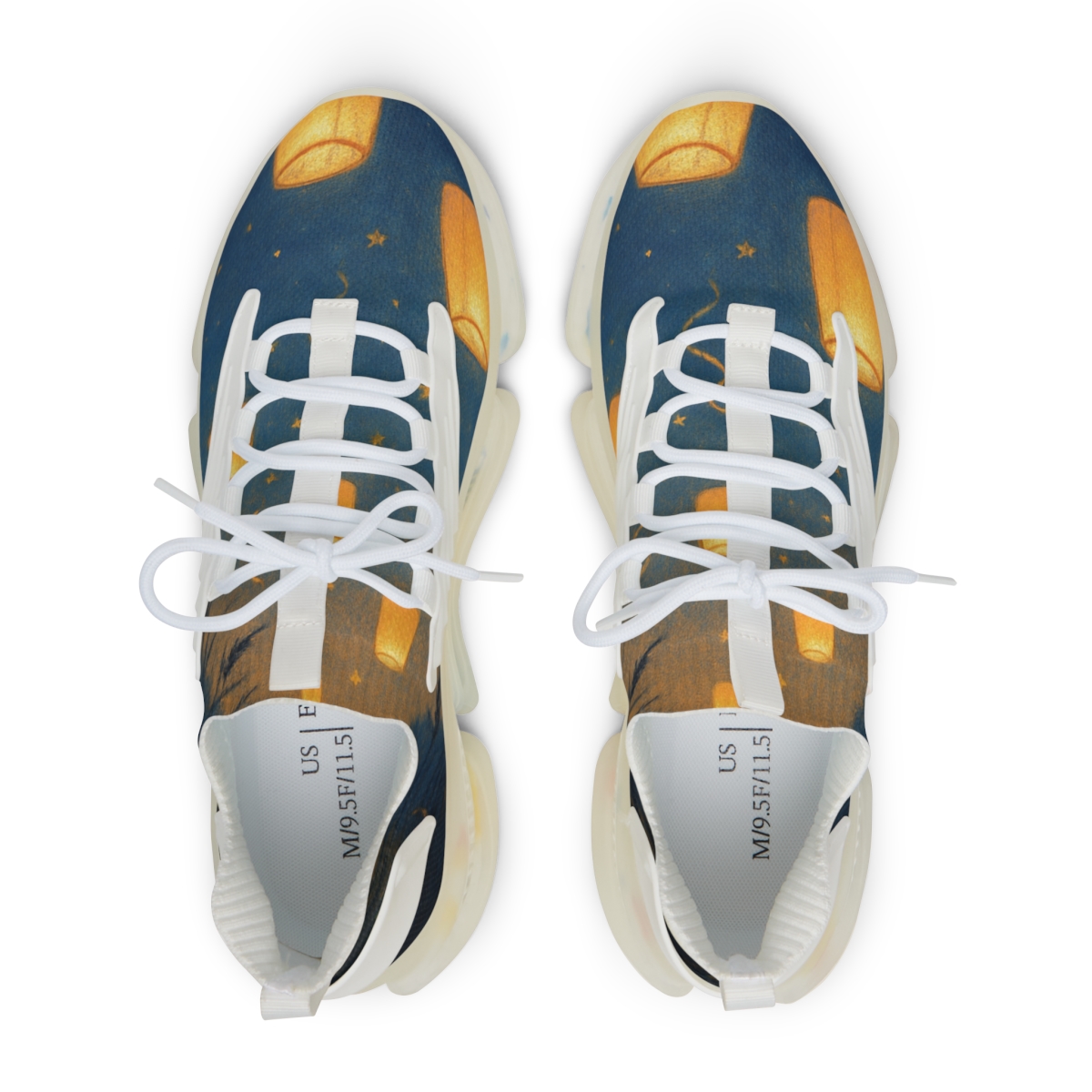 Midsummer Lantern Meadow designer branded sneakers