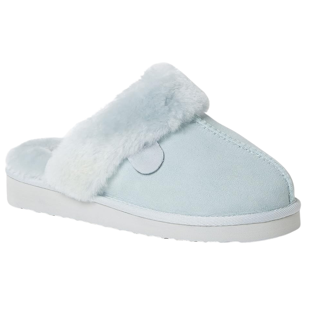 Fireside Shearling Fur Scuff Slippers