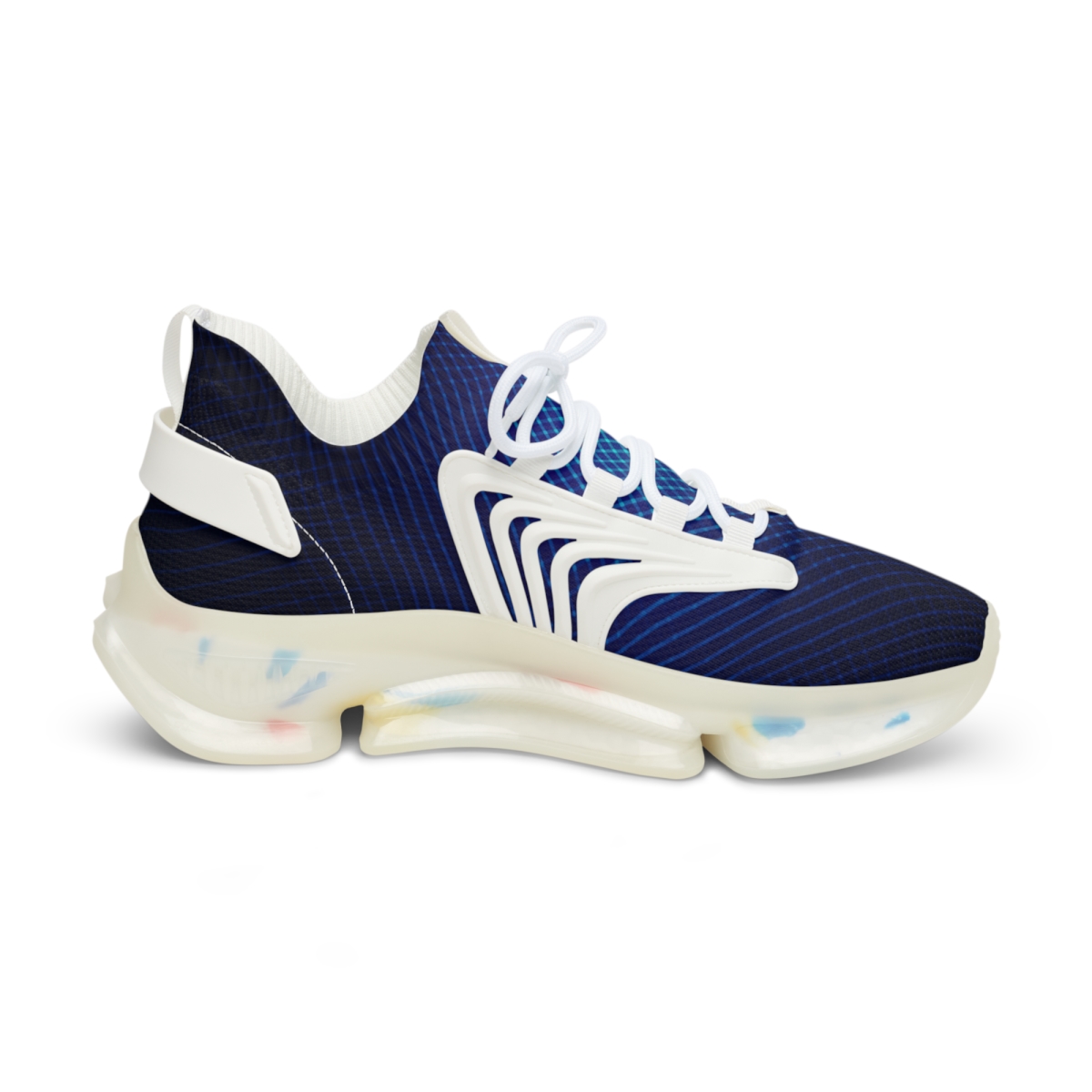 Moire Prism Weave personalized athletic sneakers