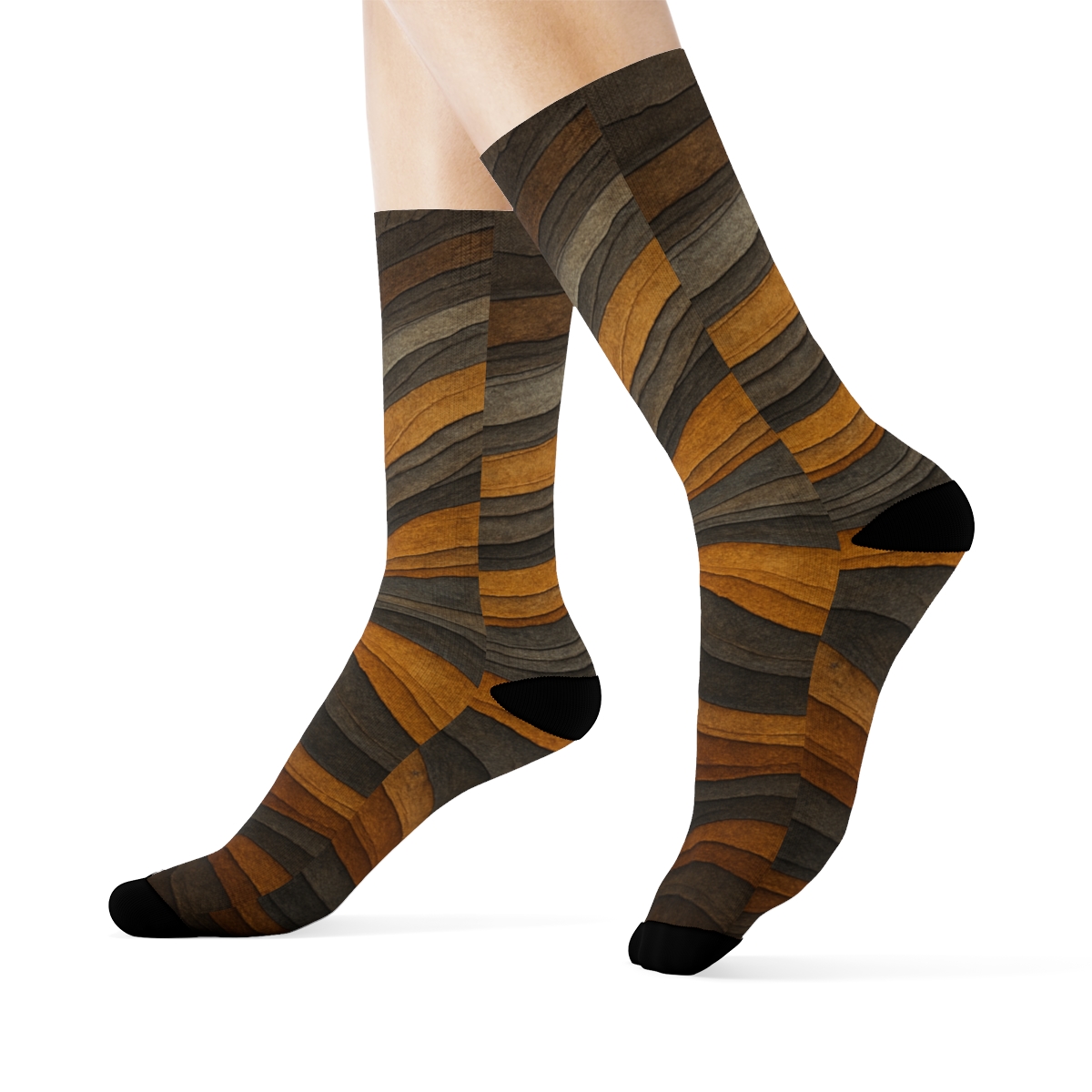 Strata Wavefront Tapestry stylish patterned socks