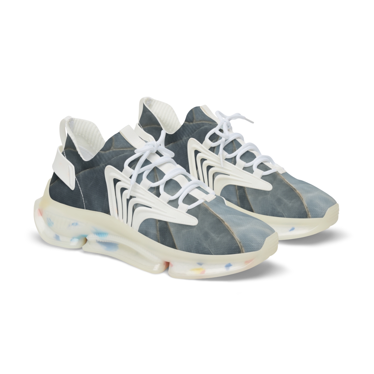 Prism Vein Tessellation personalized athletic sneakers