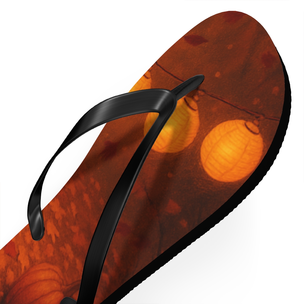 Autumn Lantern Ember soft sole flip flops