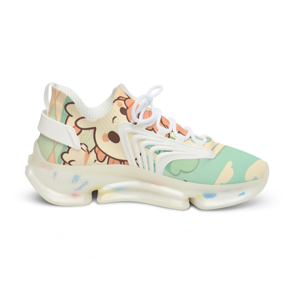 Mint Balloon Axolotl Parade lifestyle sneakers