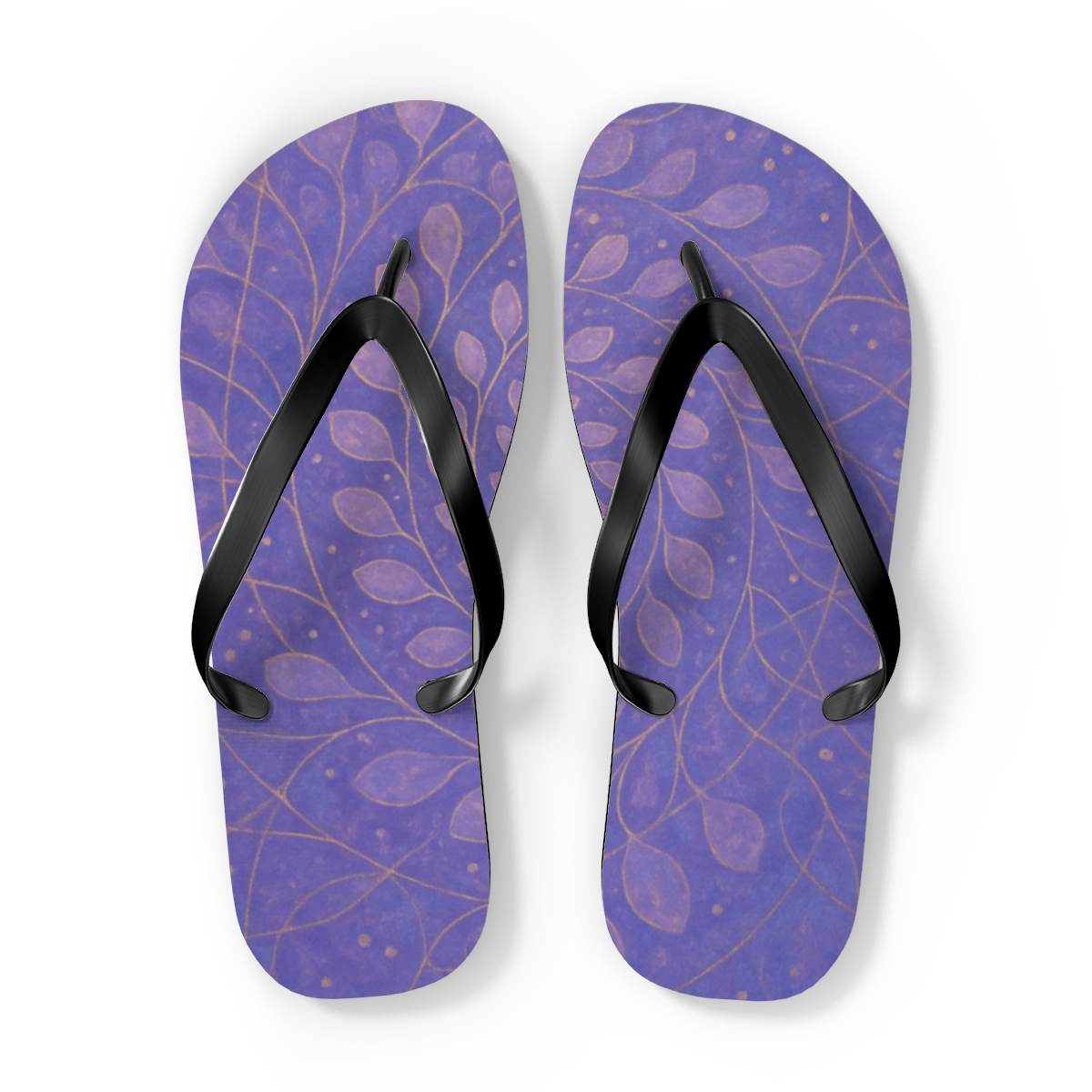 Lavender Bloom Reverie Flip Flops