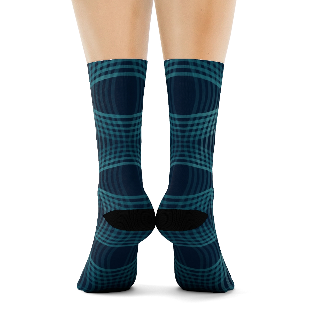 Moire Orbit Weave sports performance socks