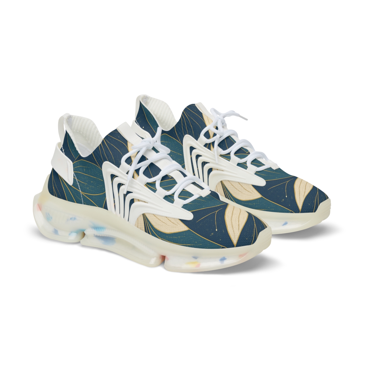 Orchid Signal Weave personalized athletic sneakers