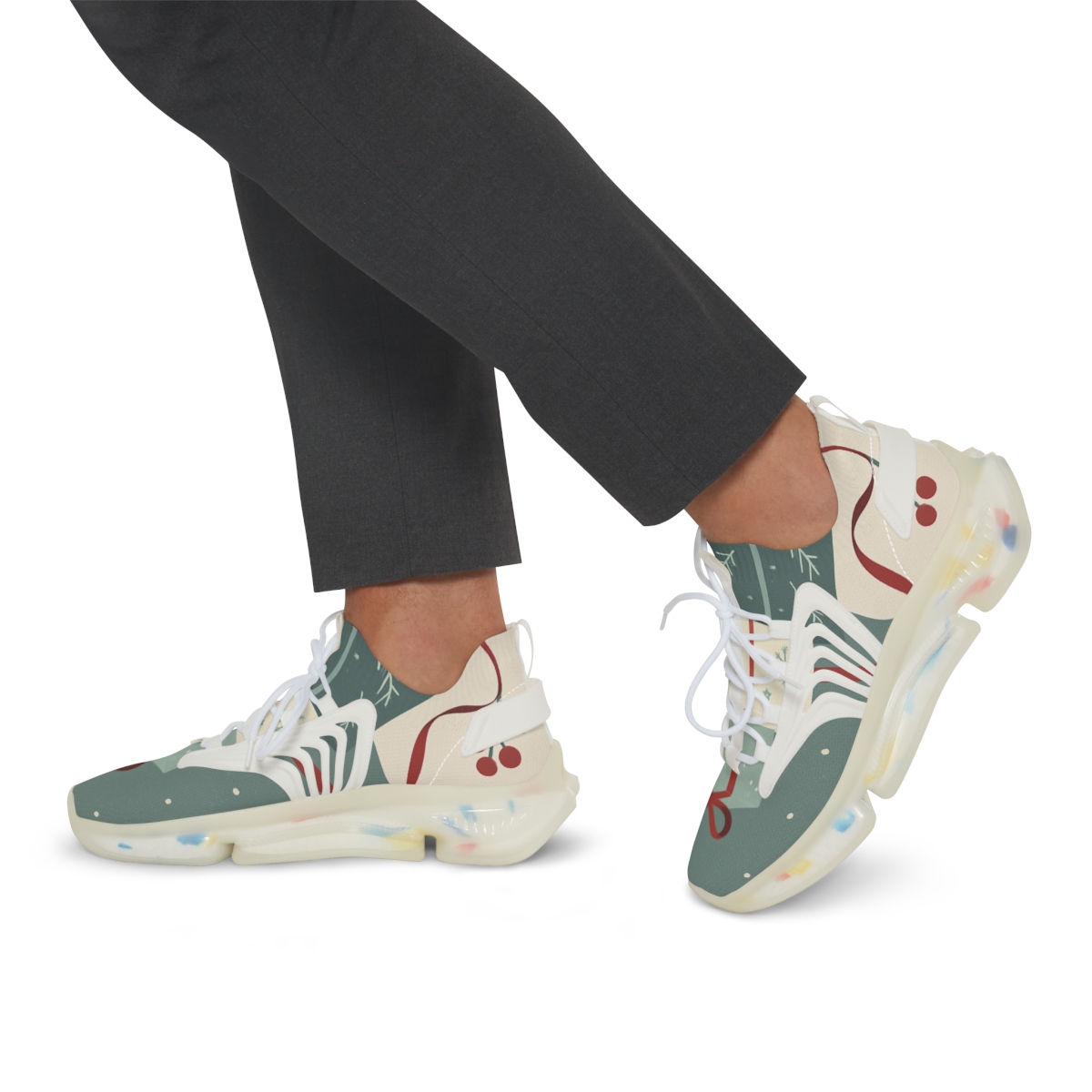 Frostbound Gift Wrap Constellations custom sneakers