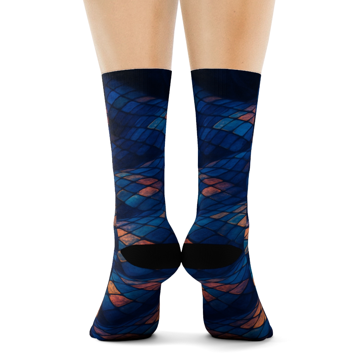 Cuttlefish Chromatic Code stylish patterned socks