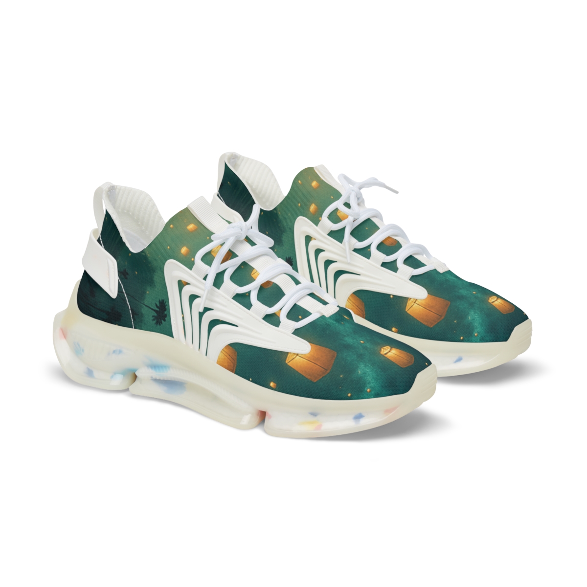 Midsummer Lantern Nebula comfortable running sneakers