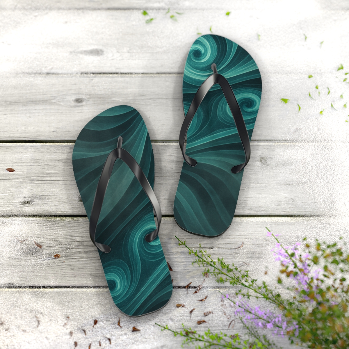 Eddy Lattice Wavefront stylish summer flip flops