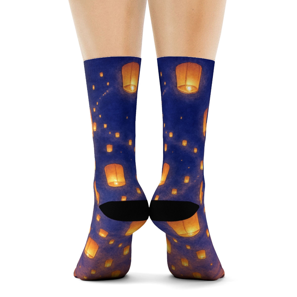 Midsummer Lantern Drift warm winter socks