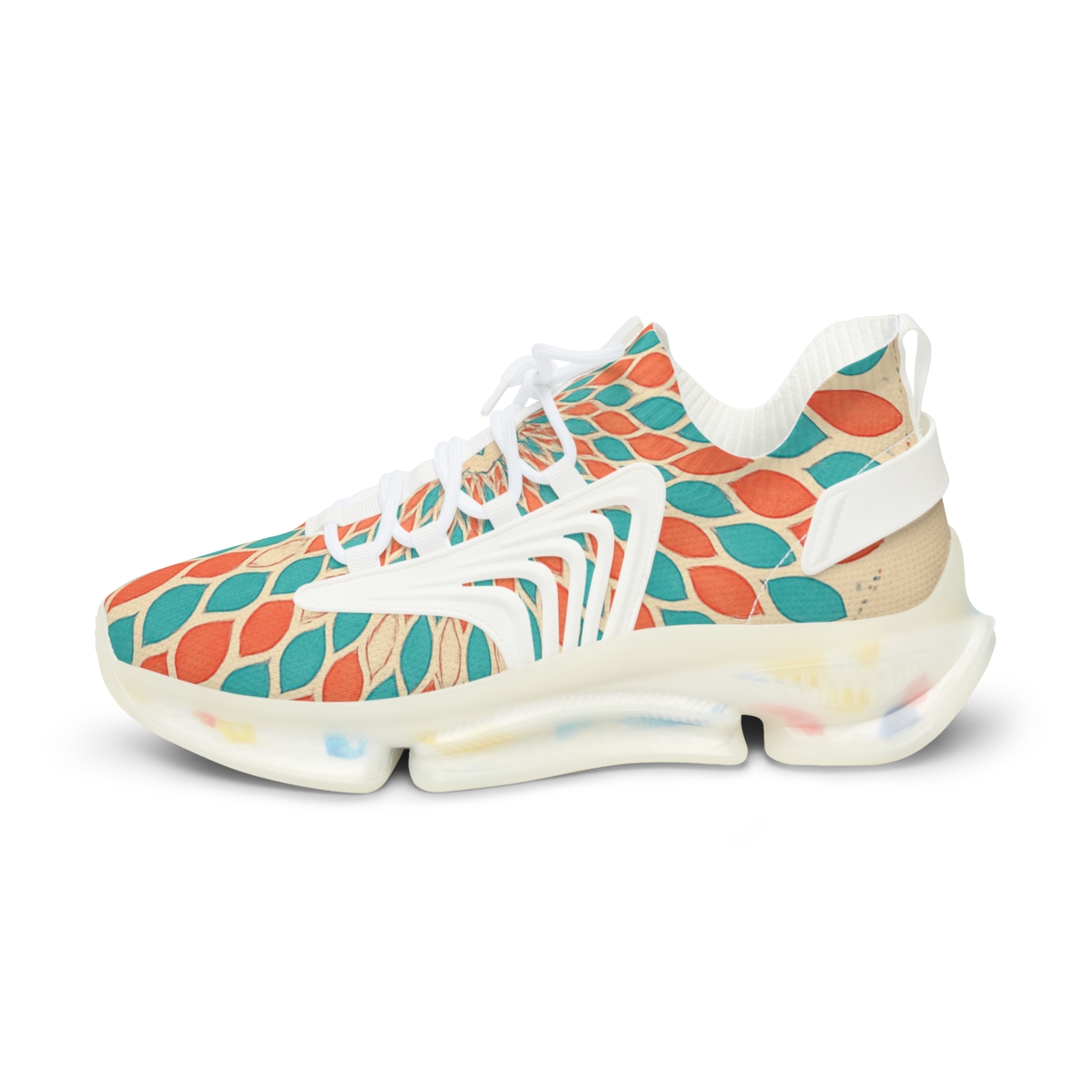 Petal Orbit Mosaic trendy fashion sneakers