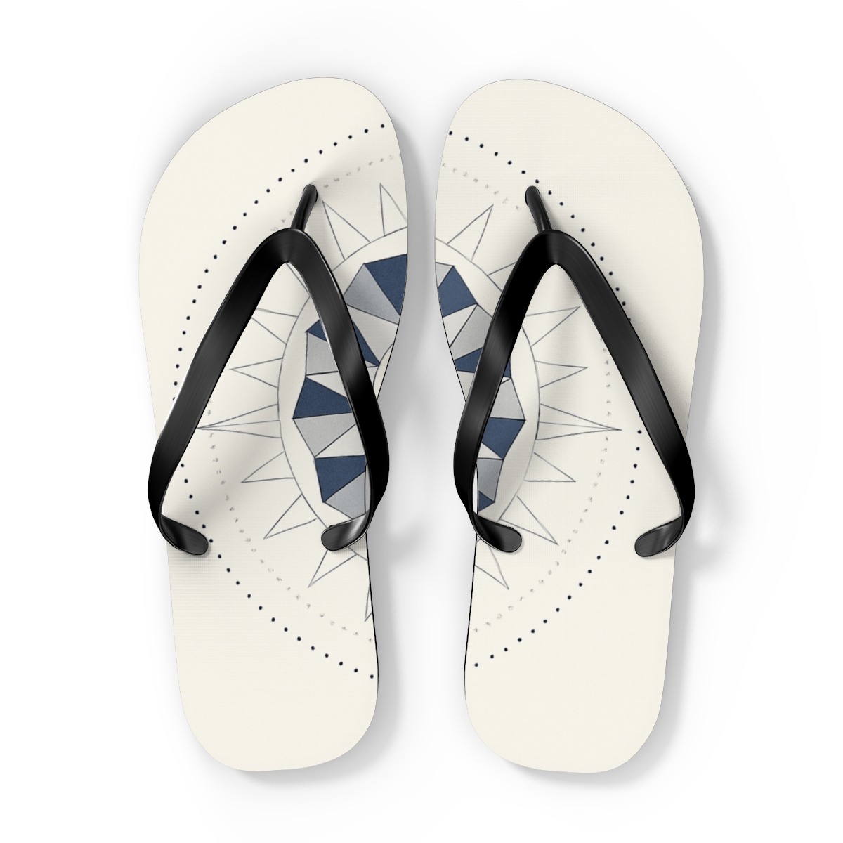 Polar Prism Sunwheel soft sole flip flops