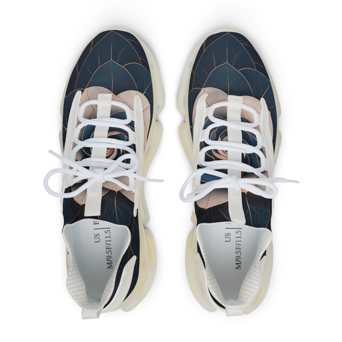 Peony Circuit Rosette custom sneakers